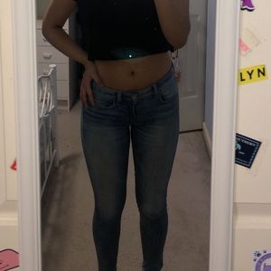 mid rise ae skinny jegging